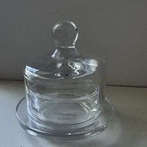 Le Petite Bistro Small 3. 5 “ Clear Glass Butter Bell Dish